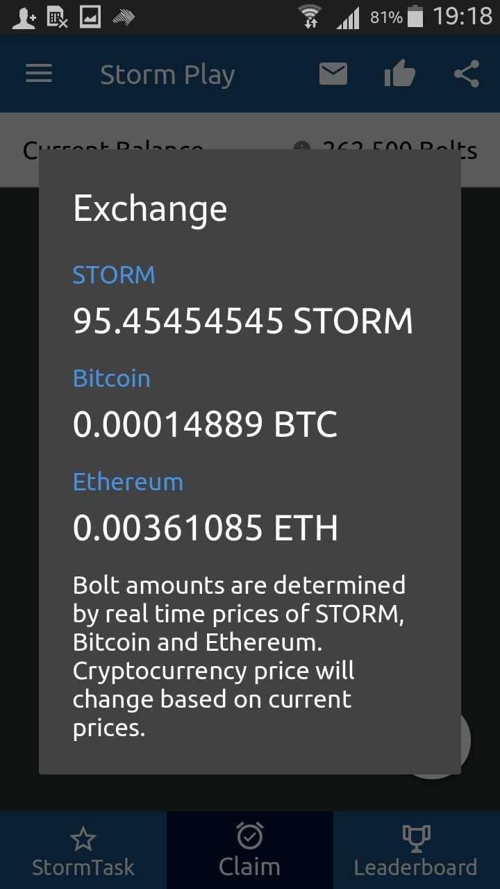 How You Can Earn Storm Tokens Bitcoin And Ethereum For Free - 